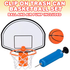 ArtCreativity mini hoop with inflatable ball for playful office moments