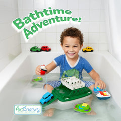 ArtCreativity mini cars bath toys in bright colors for pretend play.