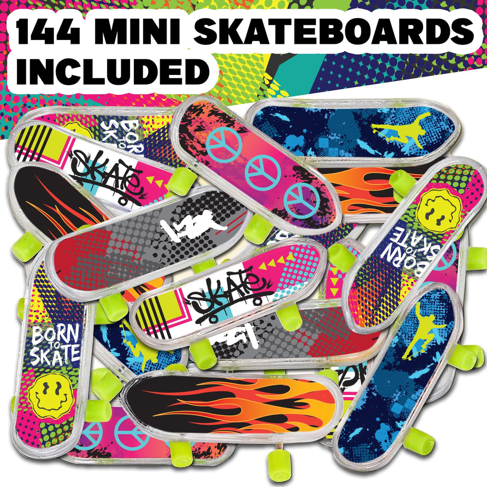 ArtCreativity mini finger skateboards with pattern variety for quick, engaging play