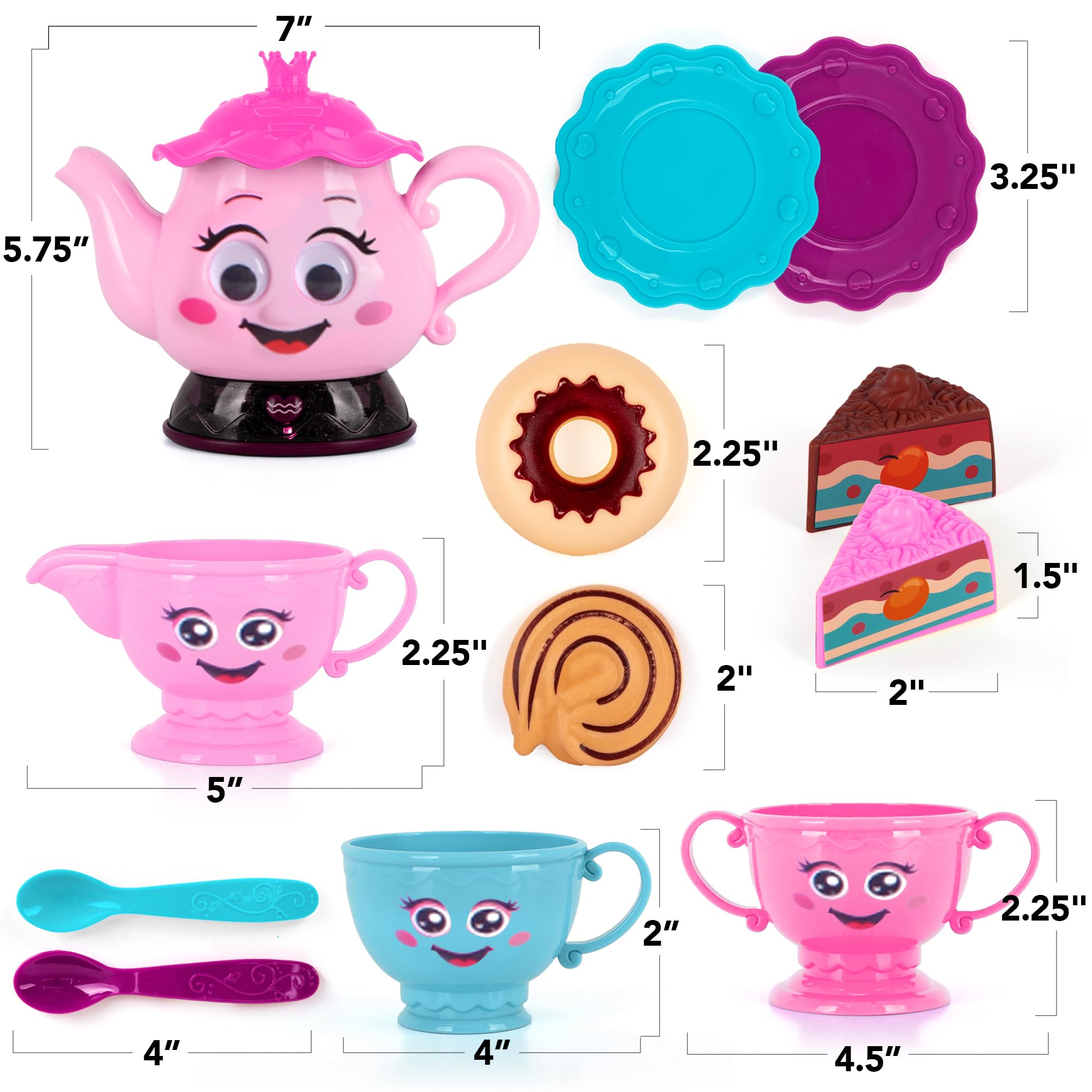 ArtCreativity teacups included for shared play with friends