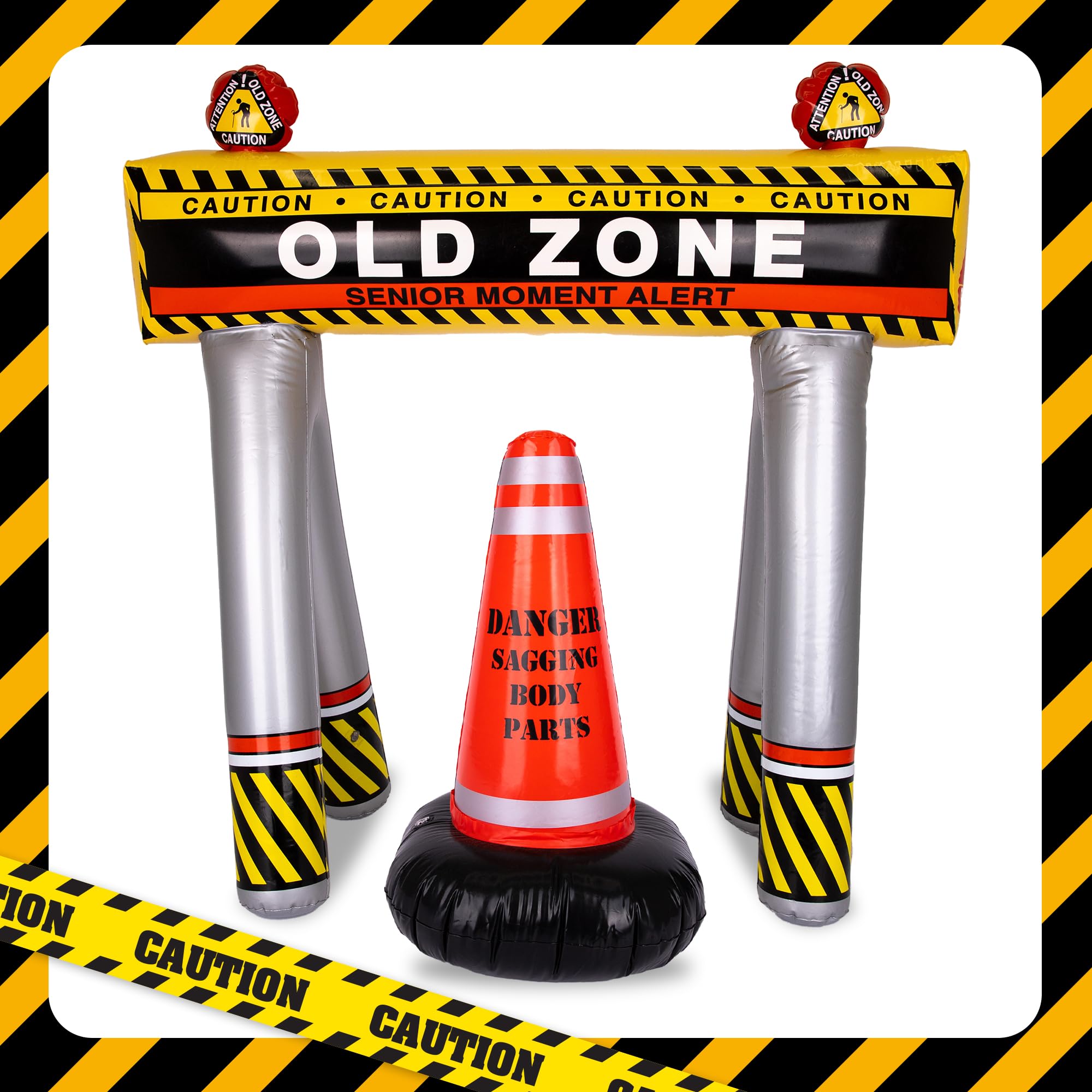 ArtCreativity Old Zone barricade used as a photo booth prop at a party