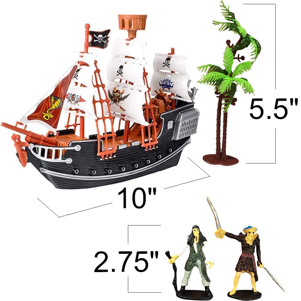 ArtCreativity palm tree accessory adds tropical scenery for pretend voyages.