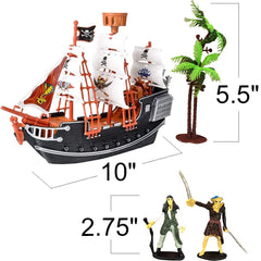 ArtCreativity palm tree accessory adds tropical scenery for pretend voyages.