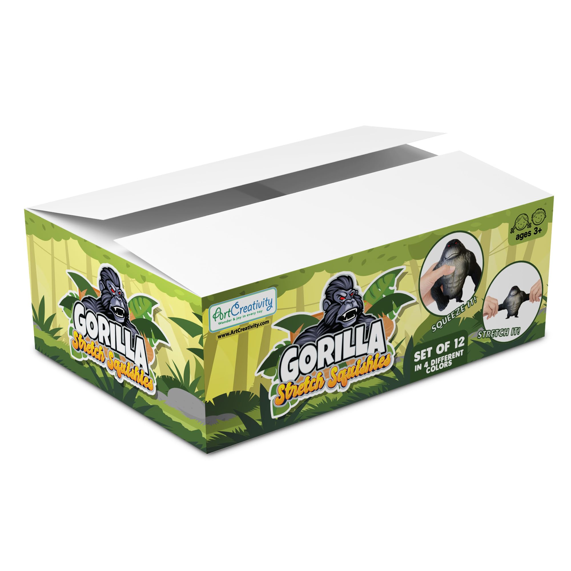 ArtCreativity party-friendly gorilla toys for goody bags and classroom fun