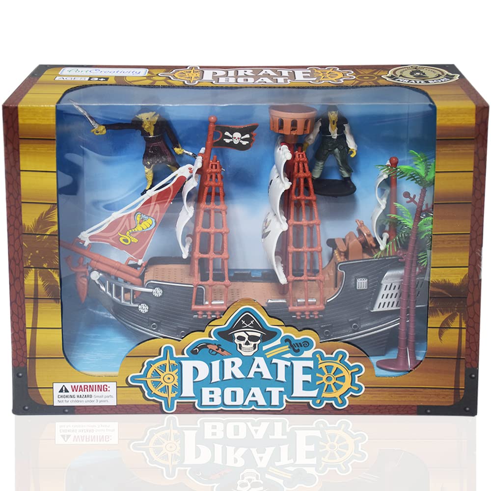 ArtCreativity pirate figures providing swashbuckling role-play and storytelling fun.