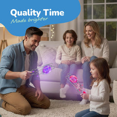 ArtCreativity rail twister 8.5-inch spins with mesmerizing lights