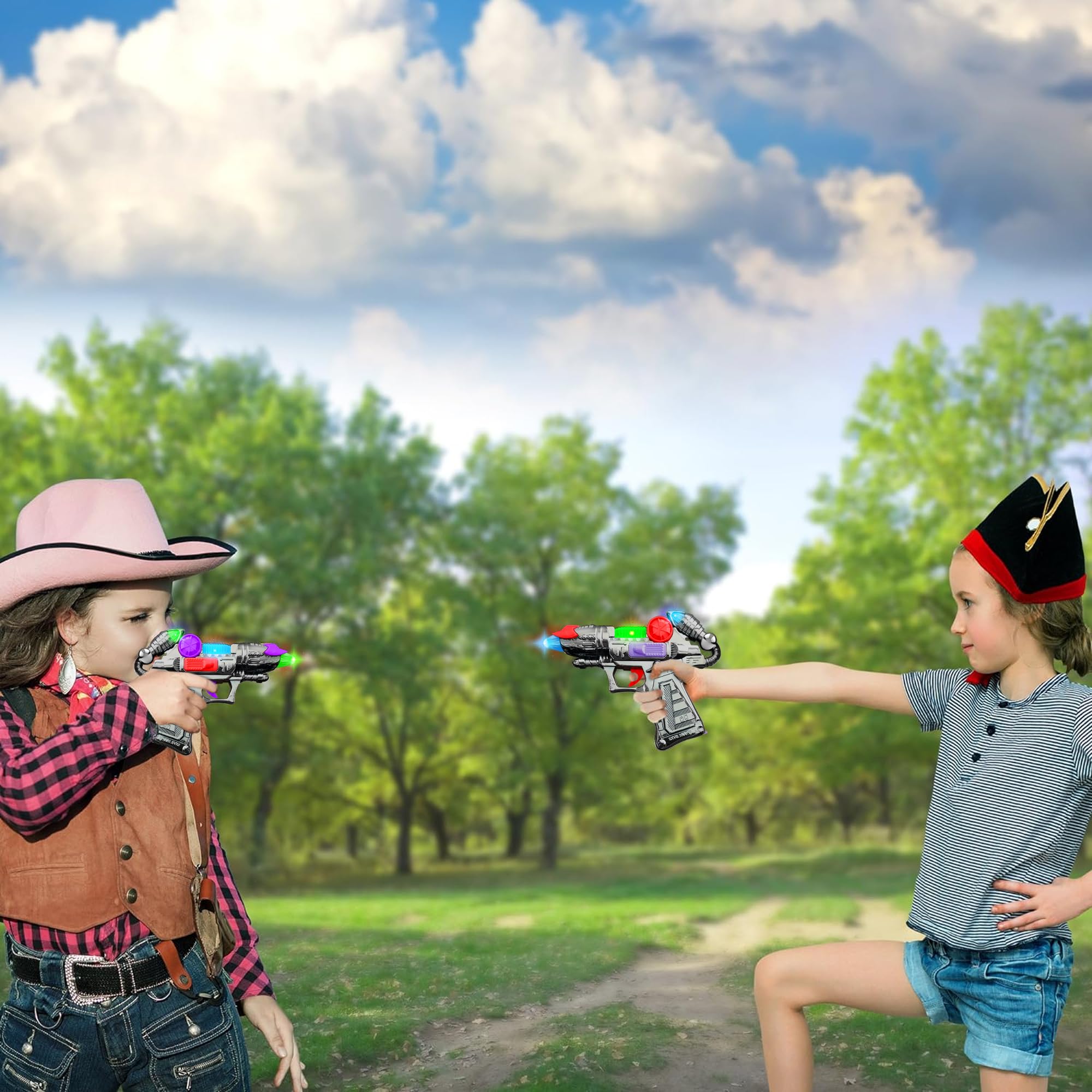 ArtCreativity Ranger handguns serve as party favors and holiday gifts for kids.
