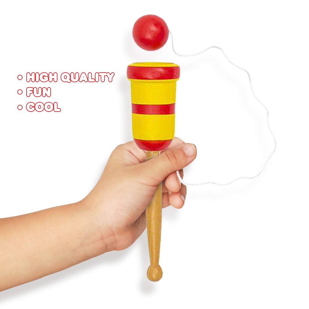 ArtCreativity retro wooden toy gift pack ideal for birthdays and party favors.
