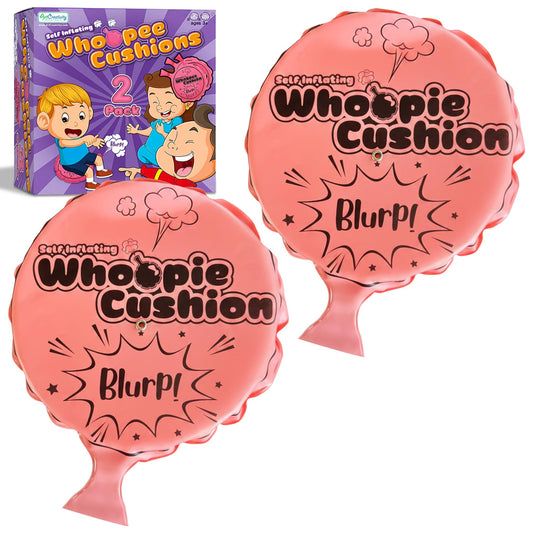 ArtCreativity self-inflating whoopie cushion 7in boosts party fun and laughter.