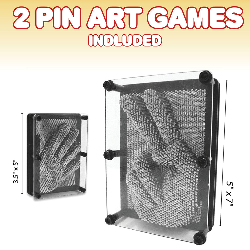 ArtCreativity small 3.5x5 pin art board inspires tactile exploration.