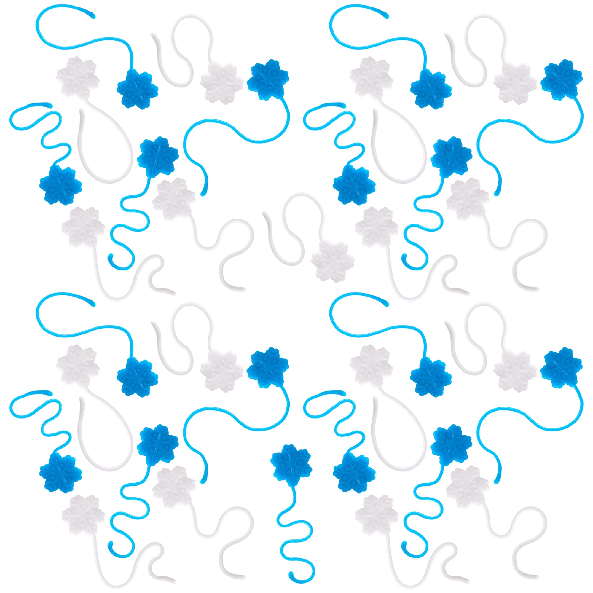 ArtCreativity snowflake sticky toy blue-white set sticks to walls for hands-on fun