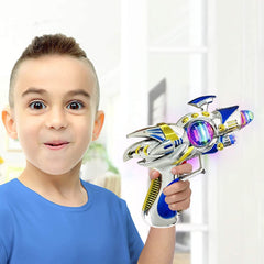 ArtCreativity Space Blaster triggers sound and light to boost pretend missions.