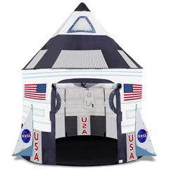 ArtCreativity space tent interior view promotes imaginative play with cozy mesh windows.