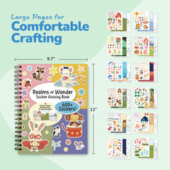ArtCreativity Sticker Activity Book family time for shared creativity and smiles.