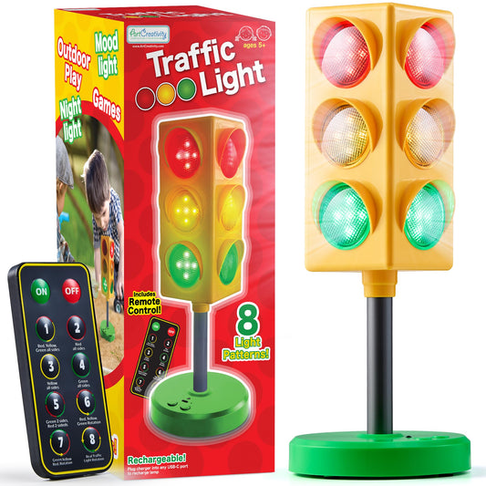 ArtCreativity Traffic Light with remote for classroom engagement and learning.