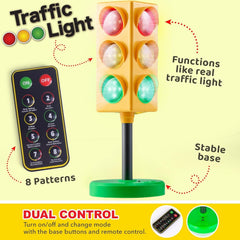 Rotation mode providing real-time timing for review games with ArtCreativity lamp.