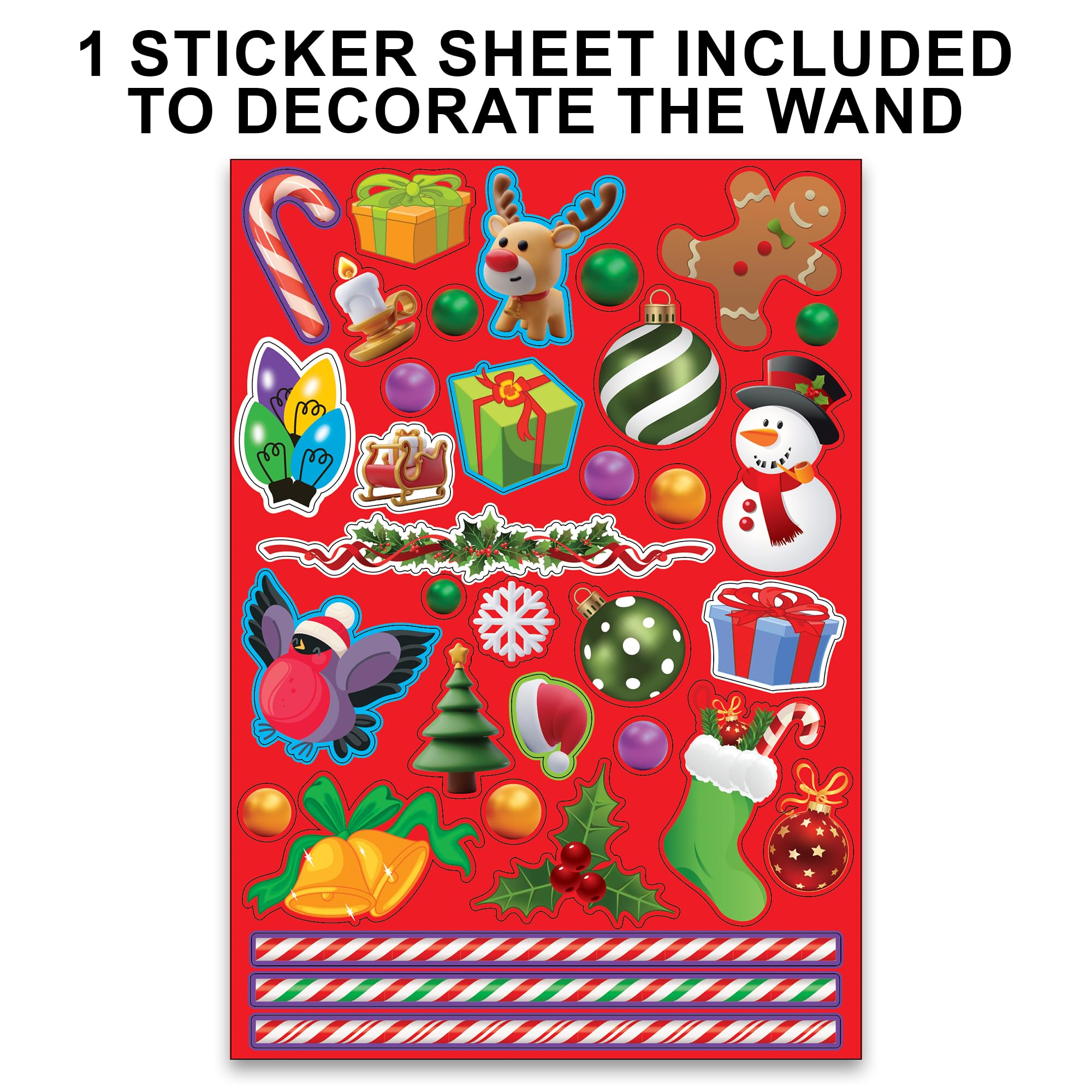 ArtCreativity wand with sticker sheet enables personalized decoration for creative kids.