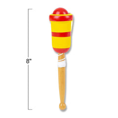 ArtCreativity wooden catch ball handle with string promotes safe, supervised play.