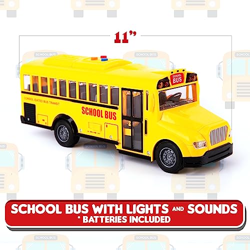 ArtCreativity yellow school bus side doors open inviting kids to interactive storytelling