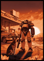 Artimana MTG Fallout Sunset sleeves front gloss for crisp card text and vivid color.