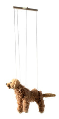Artisan Owl Labrador puppet encouraging creativity and storytelling during puppet shows.