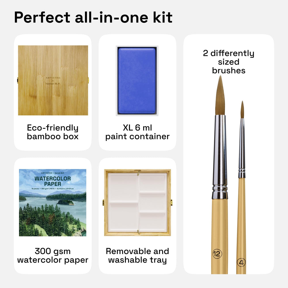 ARTISTRO Hannah M.P removable mixing tray for easy color testing