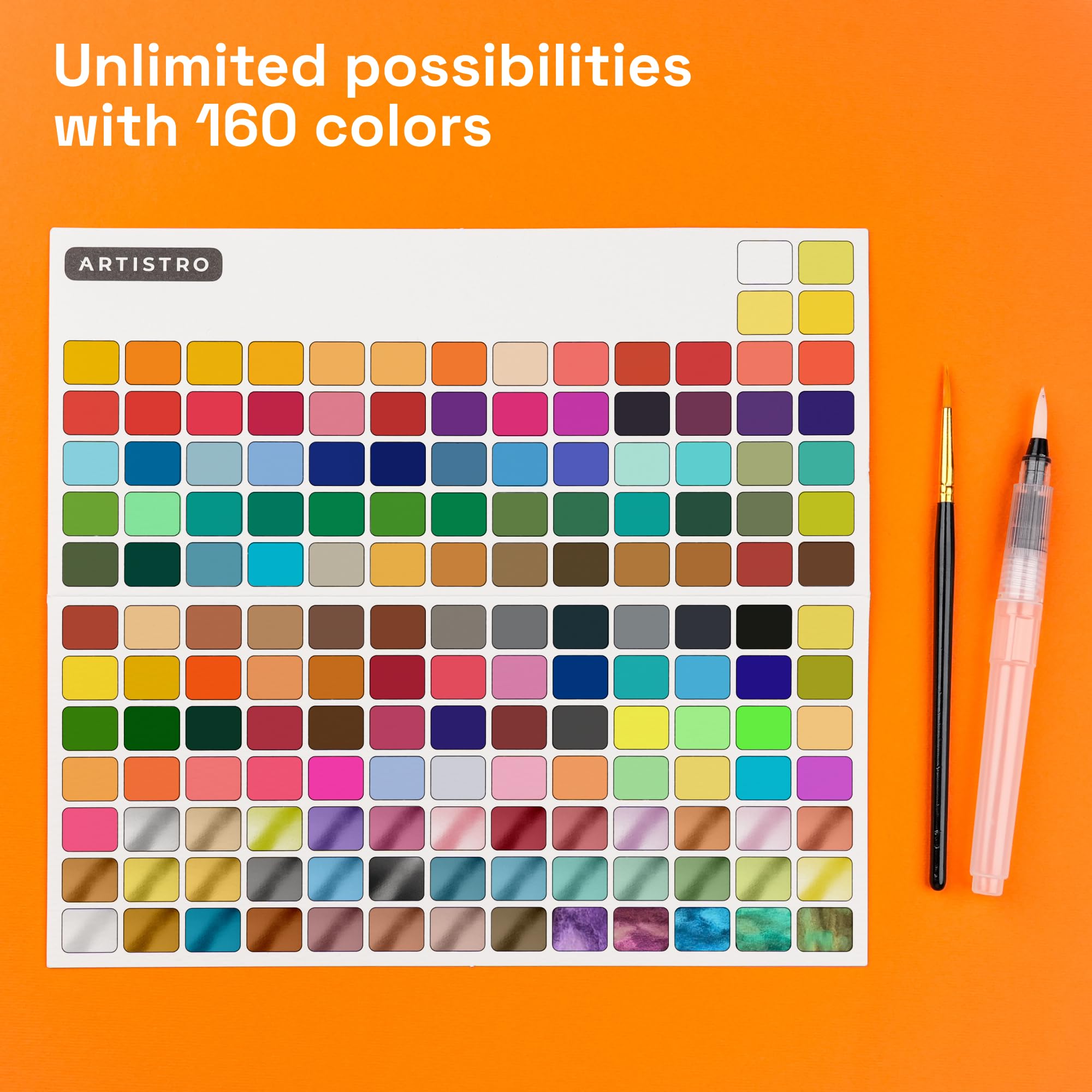 ARTISTRO water brush pen enables clean portable painting while traveling