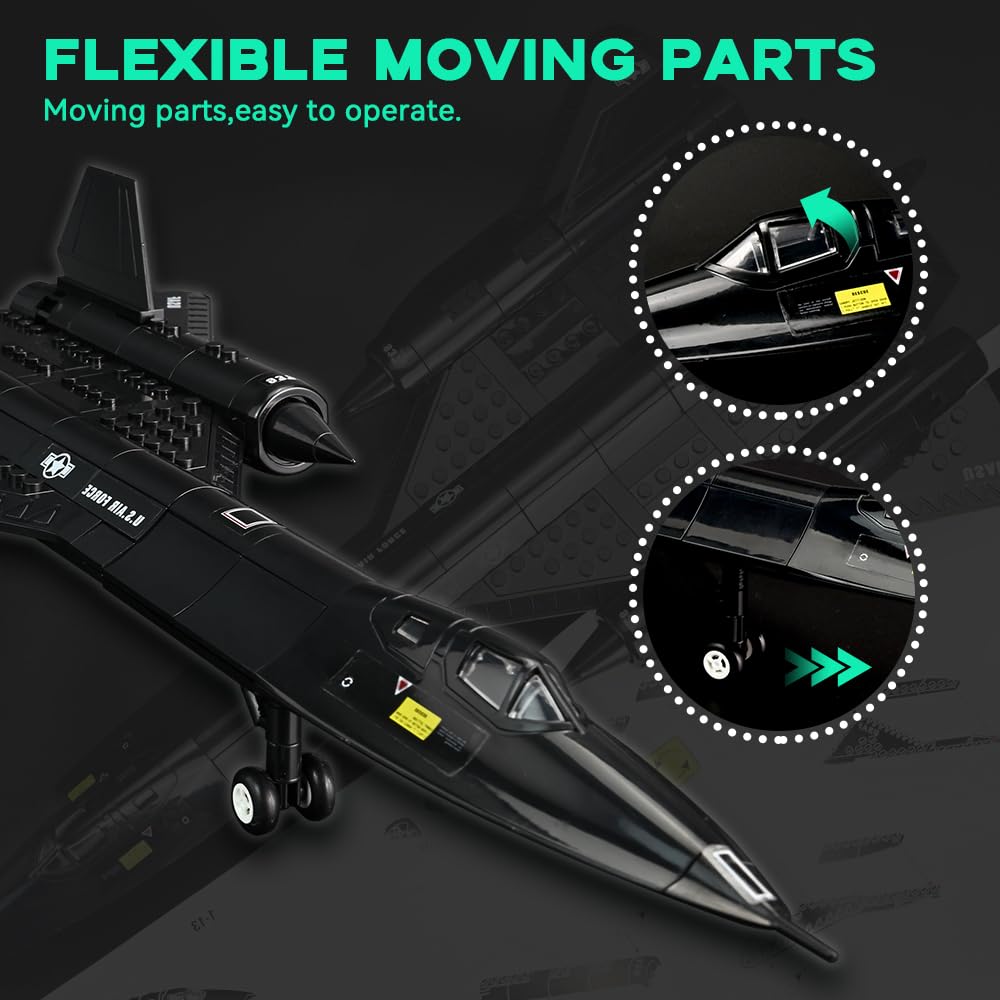 ArtorBricks SR-71 model assembly instructions guide a smooth build.
