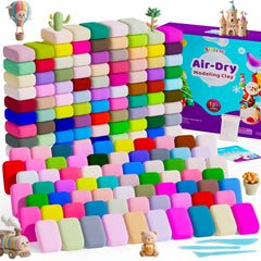 ARTPAR air-dry clay 156 colors kit for colorful classroom crafts