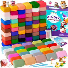 ARTPAR Air Dry Clay 90 colors pack for creative kids' crafts and color exploration.