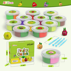 ARTPAR strawberry fruit sculpture with non-sticky texture for kids.