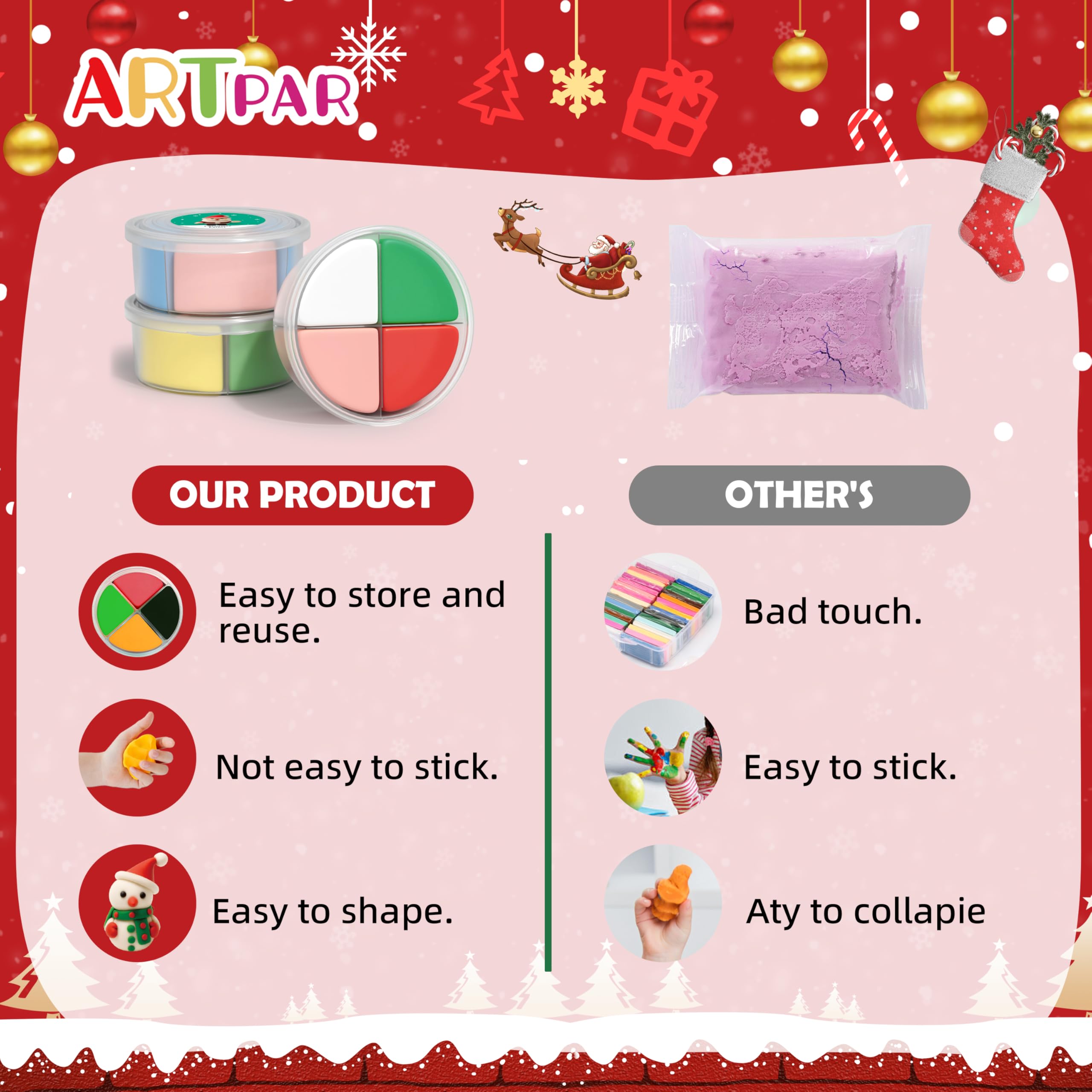 ARTPAR Christmas tutorials guide helps kids design snowmen and ornaments.