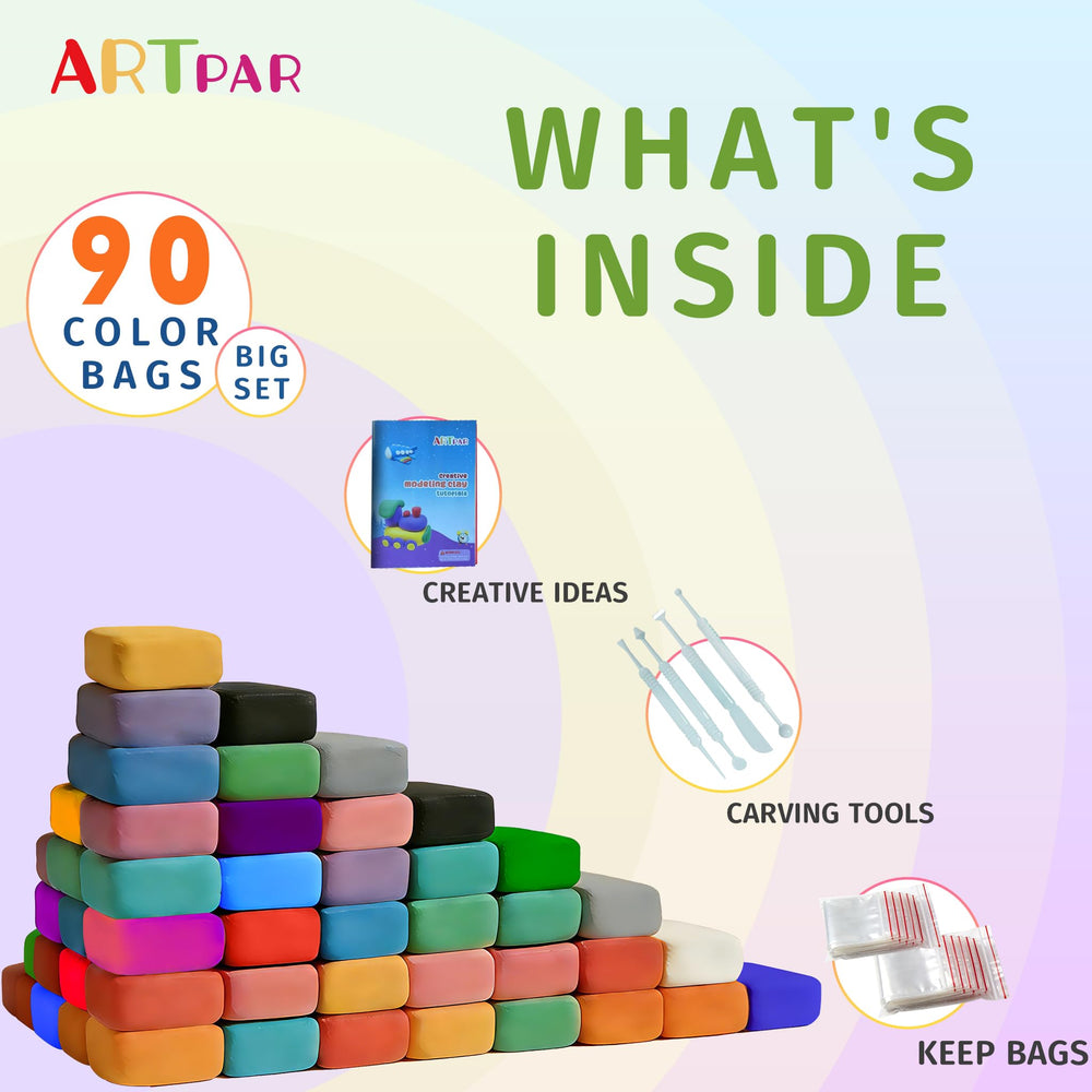 ARTPAR clay sculpting tools set enables precise shaping for budding artists.