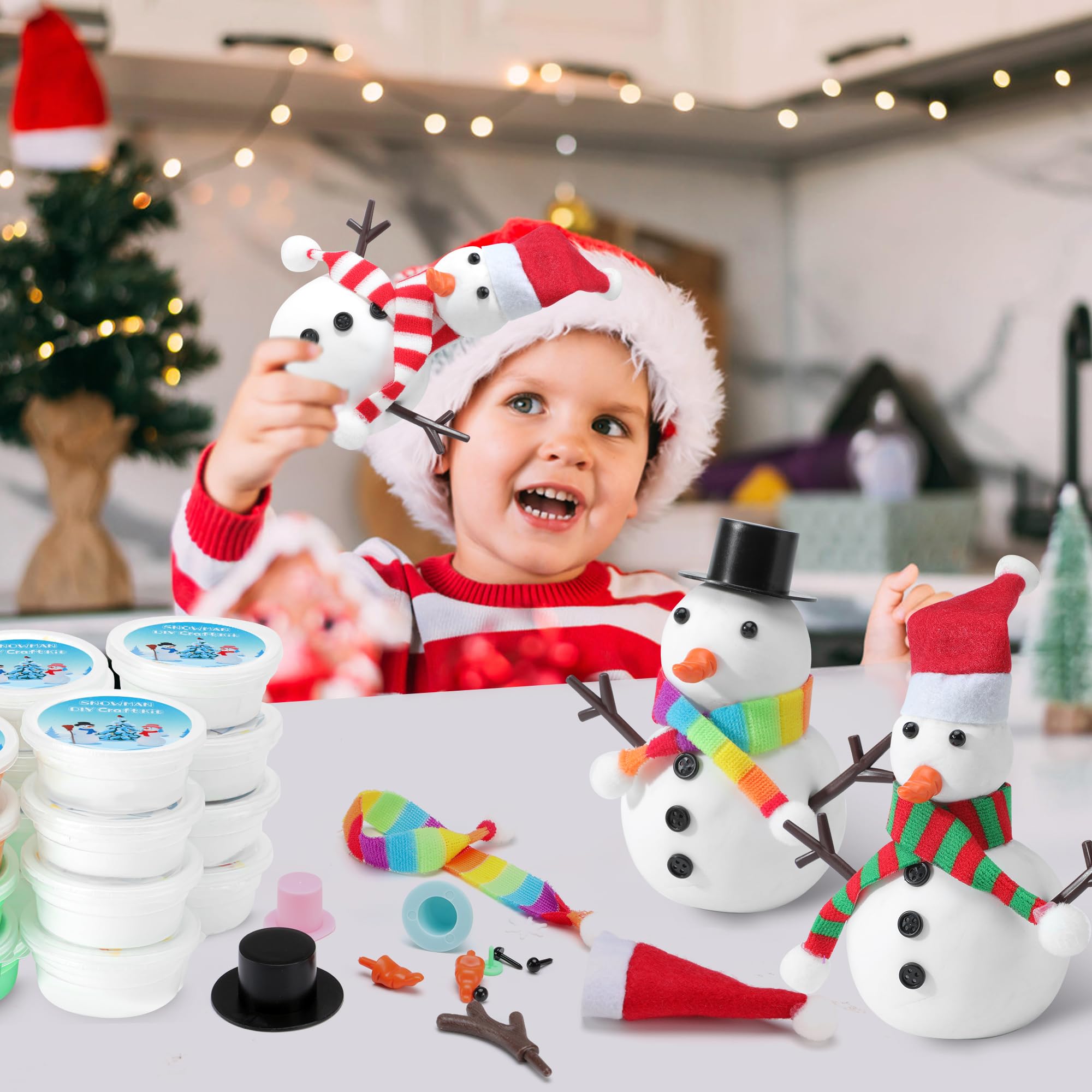 ARTPAR hats scarves accessories pack supports customizable snowman decoration