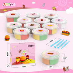 ARTPAR Ultra-light soft clay supports beginners with smooth, stretchable textures.