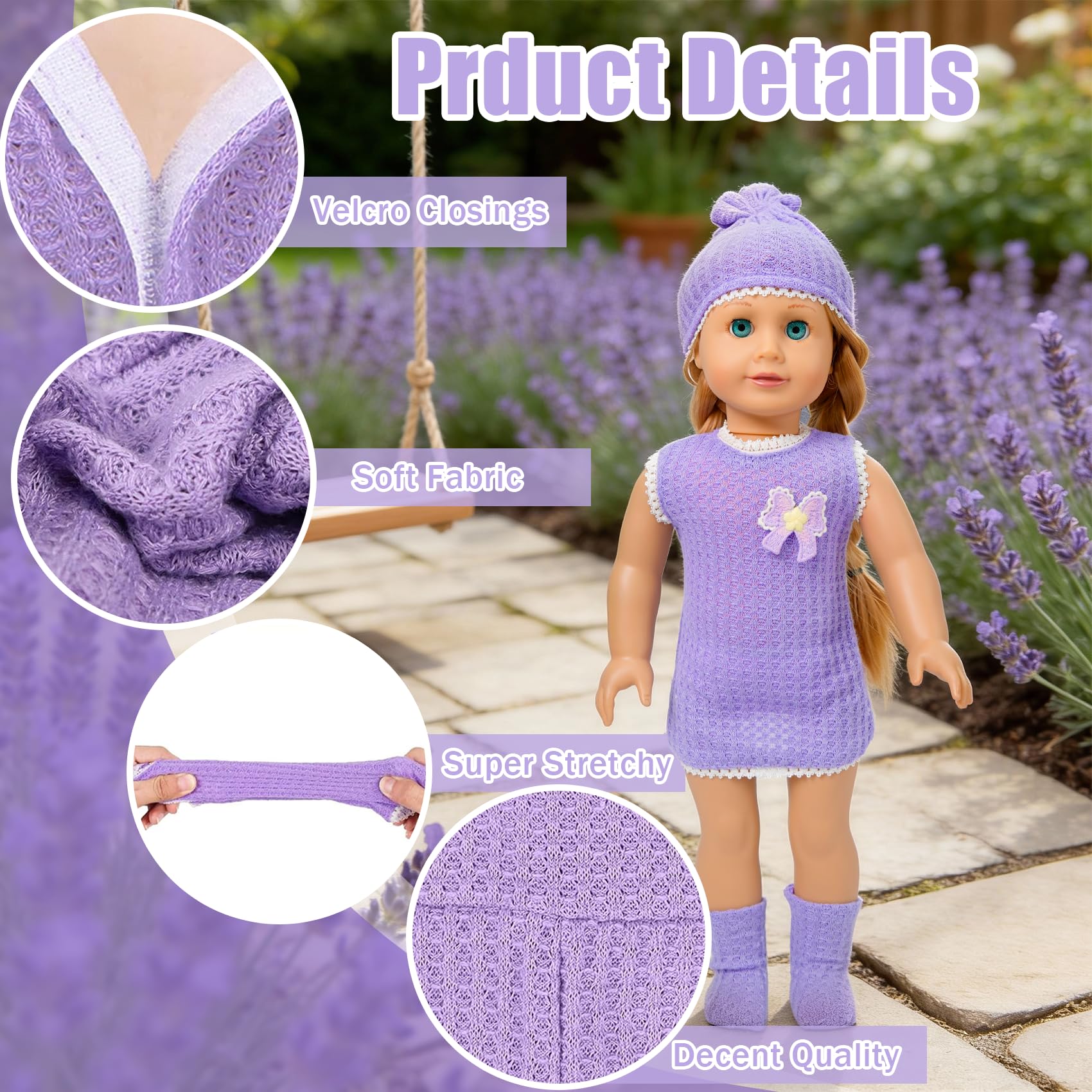 ARTST compatibility notes for 43cm newborn, 15in Bitty, and 16in dolls