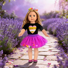ARTST hair band for 18-inch doll adds a cute finishing touch