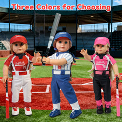 ARTST softball uniform doll hairbow: cute accent for a sporty hairstyle.