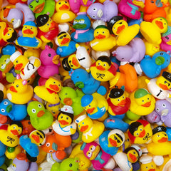 Arttyma rubber ducks in random colors for jeep ducking and party fun