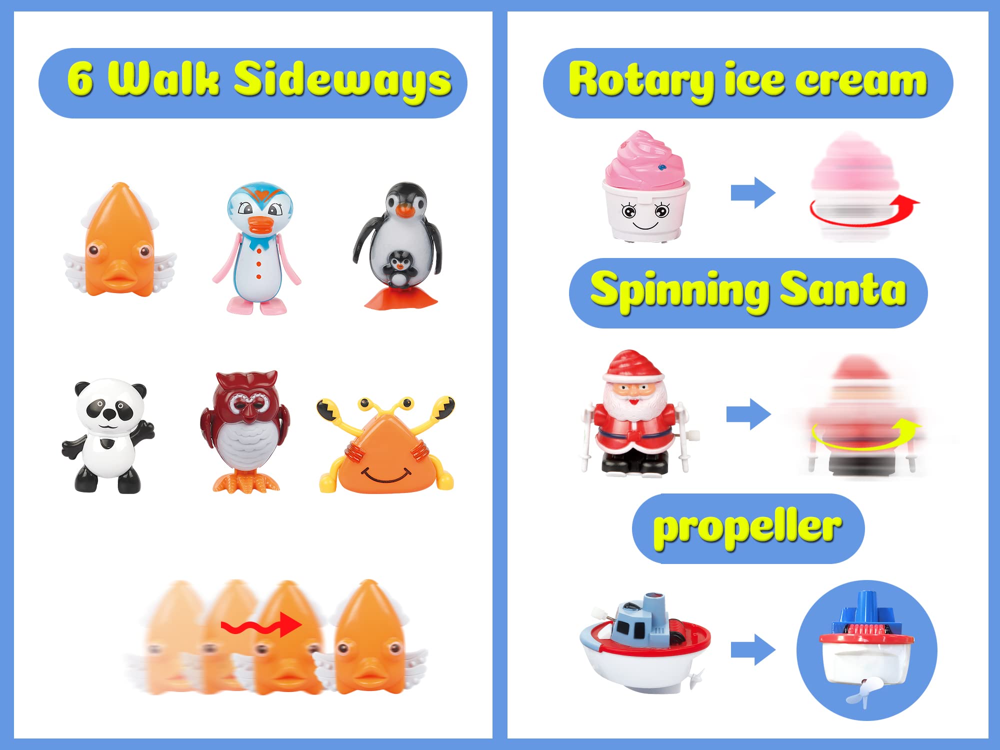 aruemp wind-up toys sliding ice cream spins for playful moments and curiosity