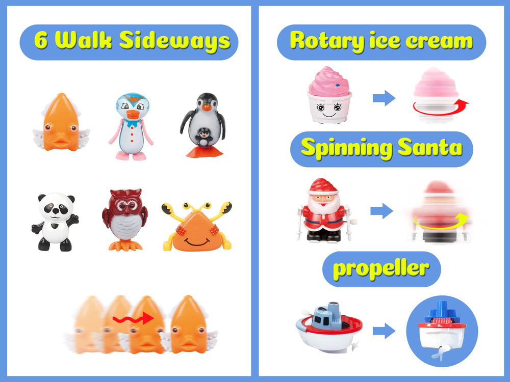 aruemp wind-up toys sliding ice cream spins for playful moments and curiosity