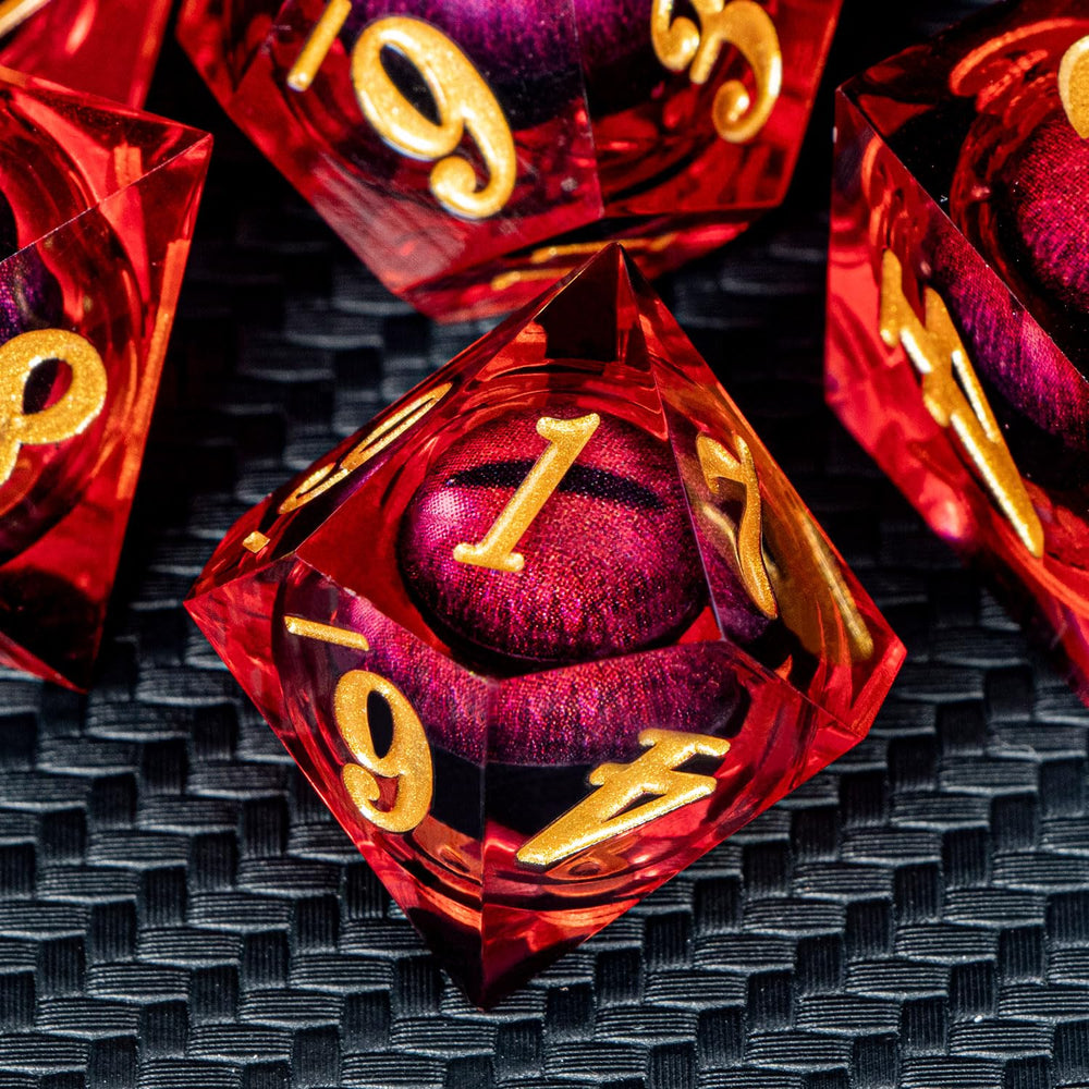 ARUOHHA D12 red resin with crisp readable numbers