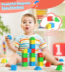 Asago fan-shaped blocks magnetic with smooth edges support safe grips and varied structural designs.