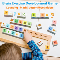 Asago ABC123 blocks with letters and numbers support early recognition through pattern play