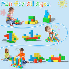 Asago blocks promote collaborative play and family learning moments.