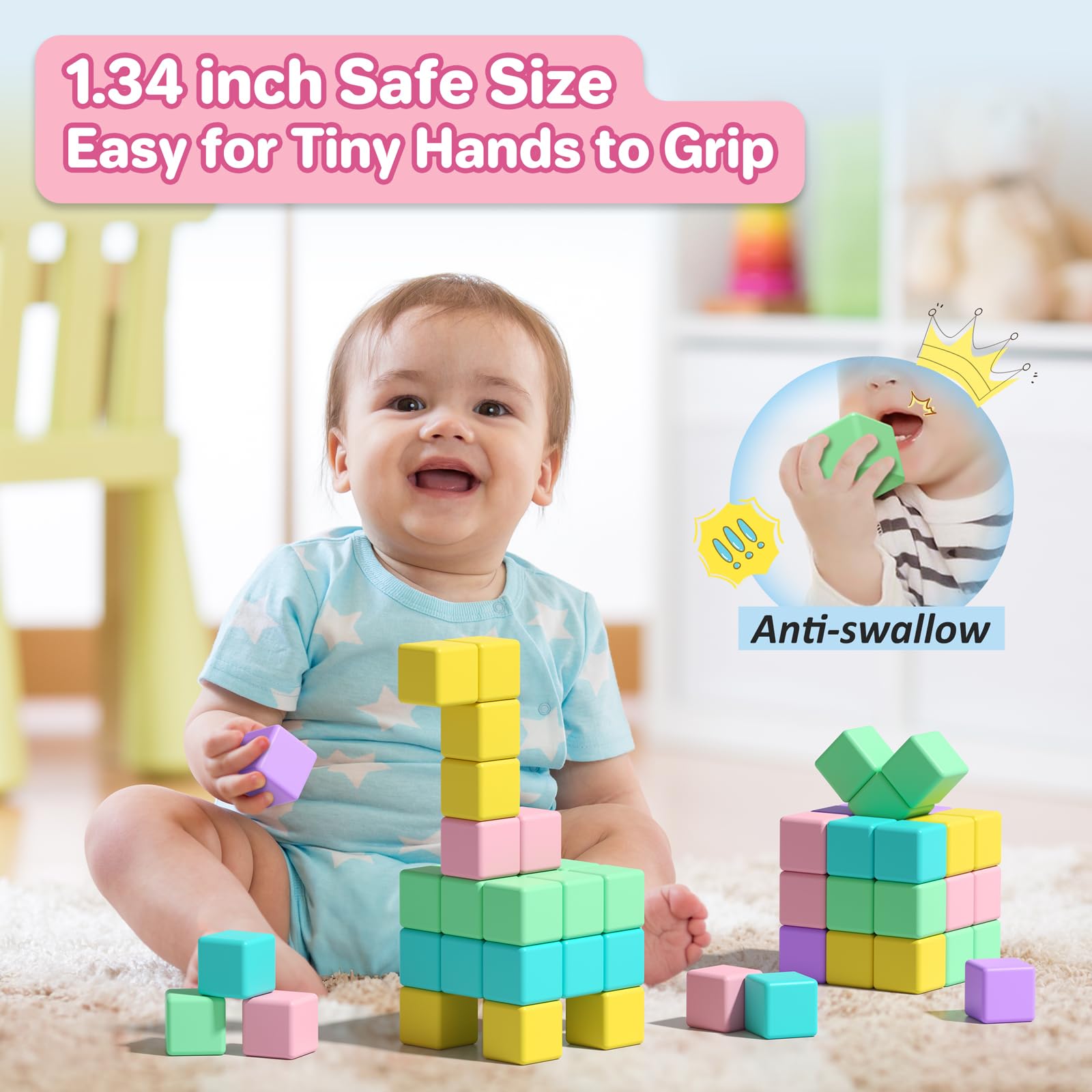 Asago magnets provide sturdy connections for durable constructions.