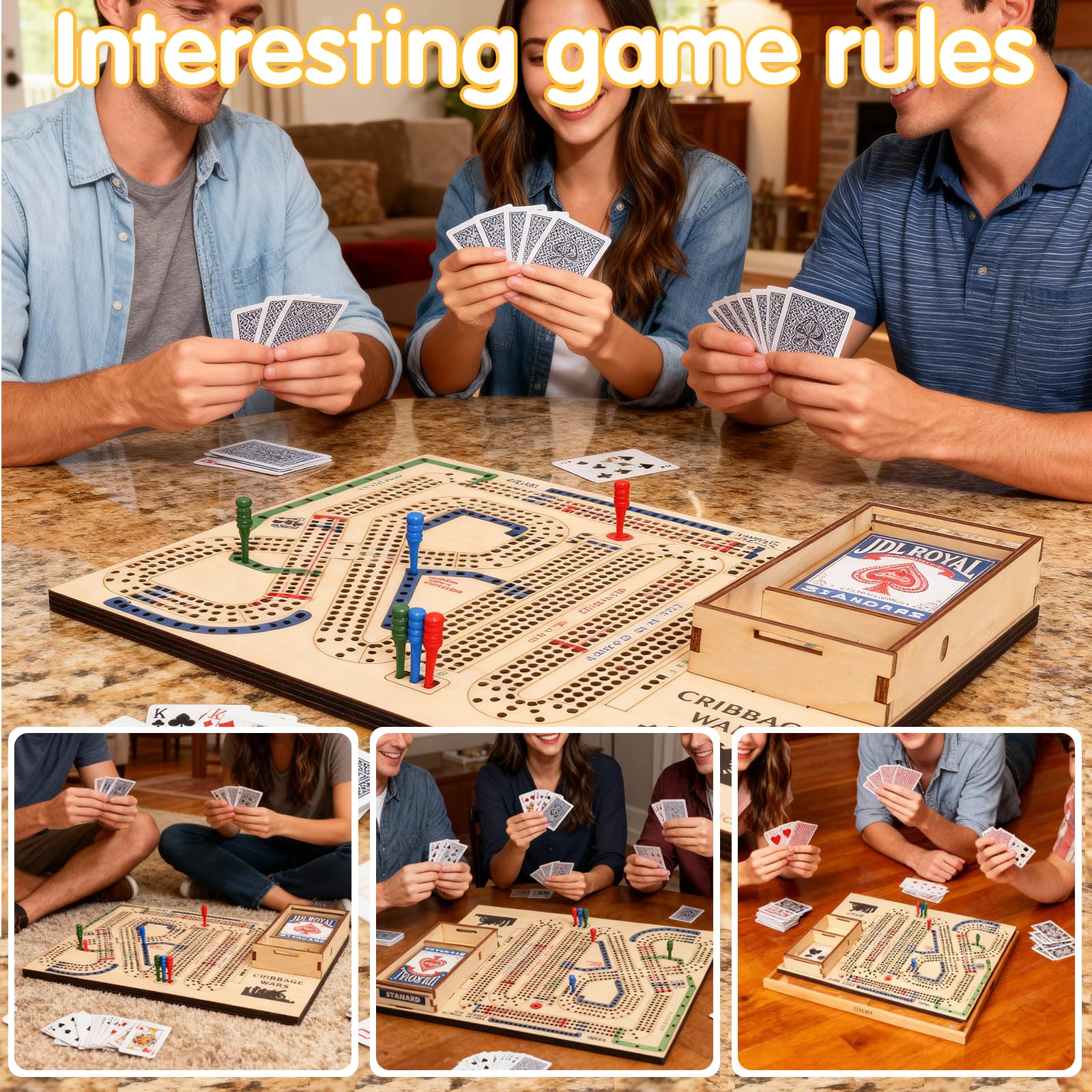 Asaint Cribbage Wars board game enables classic play with modern twists.