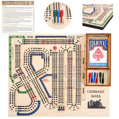 Asaint Cribbage Wars board game set for family game night and strategic play.