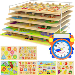 Asher and Olivia ABC puzzle for toddlers supports early literacy through letter matching