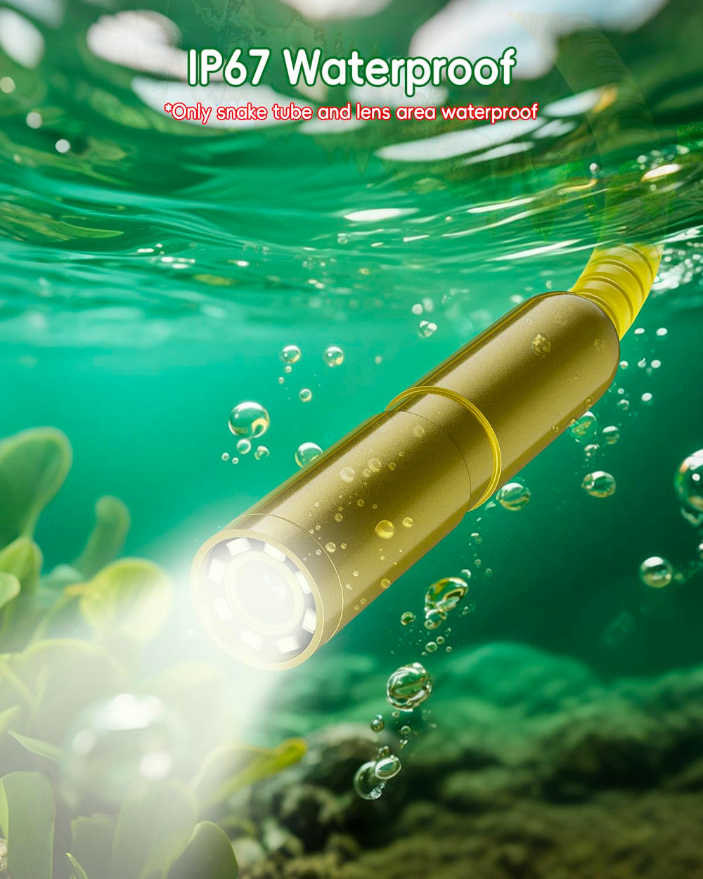 Ashfly endoscope in action with young explorer